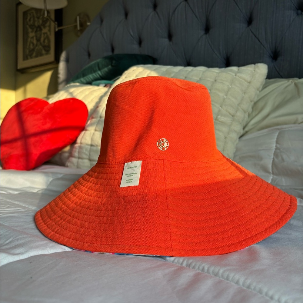 NWOT Lilly Pulitzer Sun Hat Bahamian Rhapsody Floral Bucket Hat OS